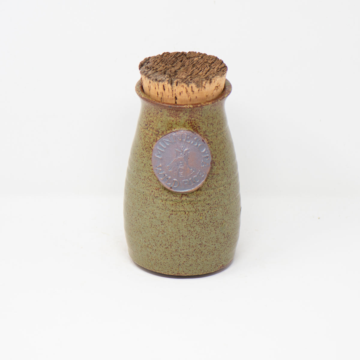 陶芸 MUD N DUST THE JAR "BONES" SMALL Tokheim-Stoneware-Wild-Rice-