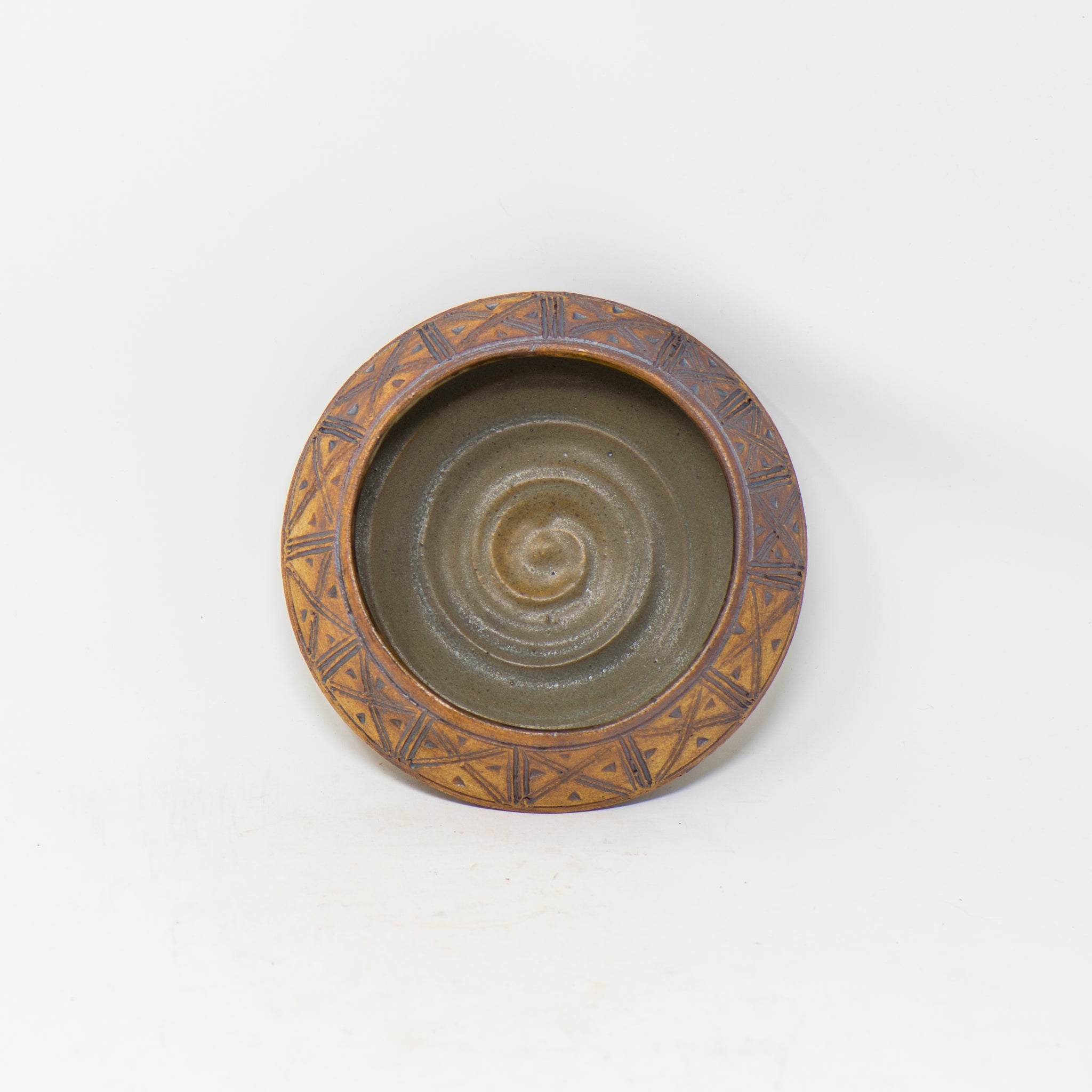 Carved Rim Bowl