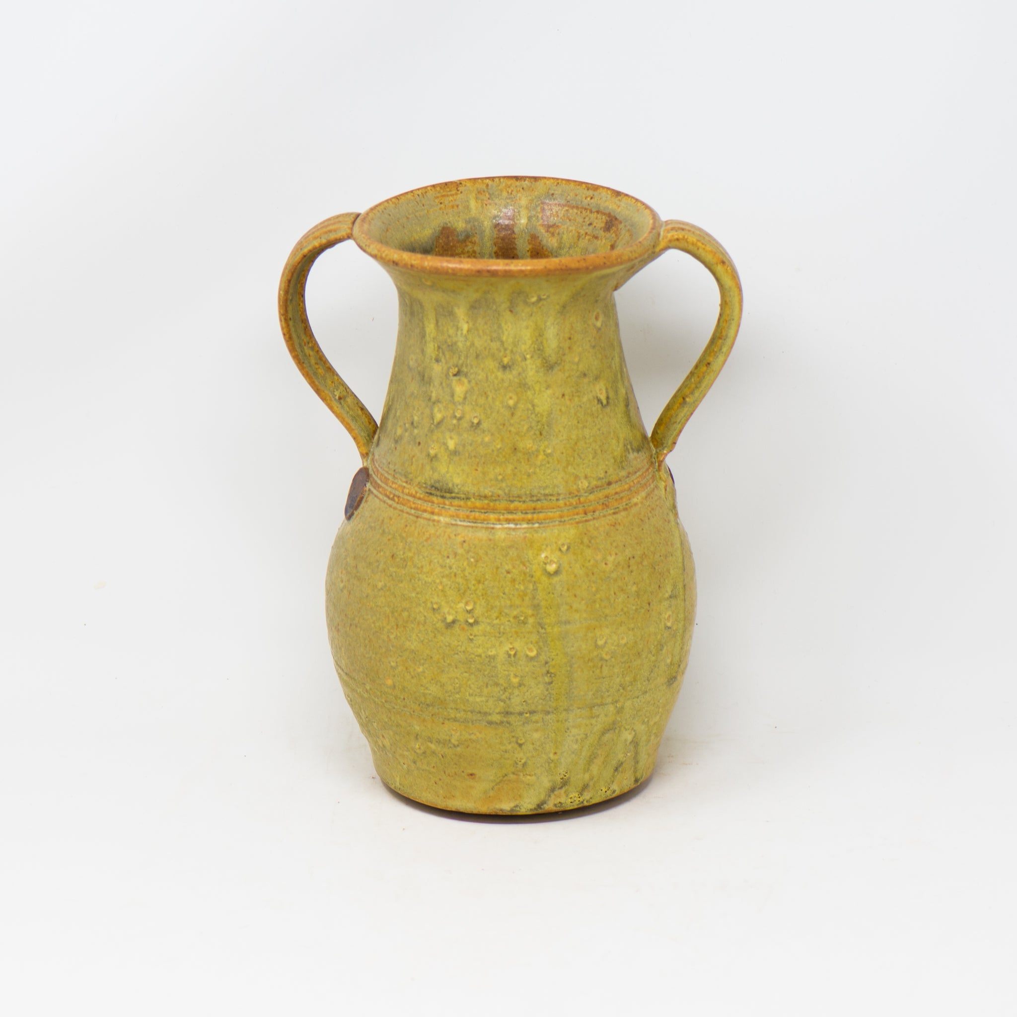 2-Handle Gold Vase