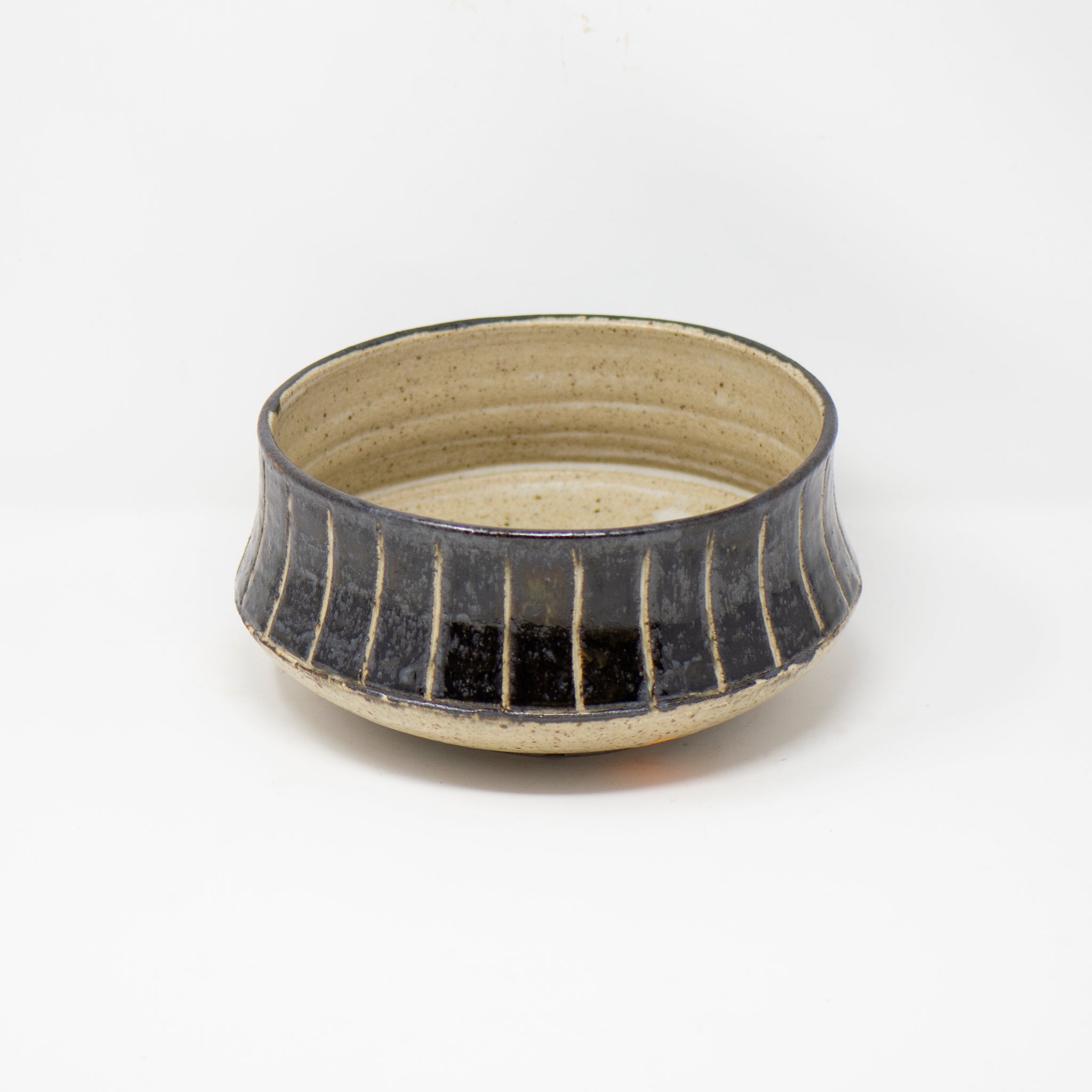 Tall Umber Rim Bowl