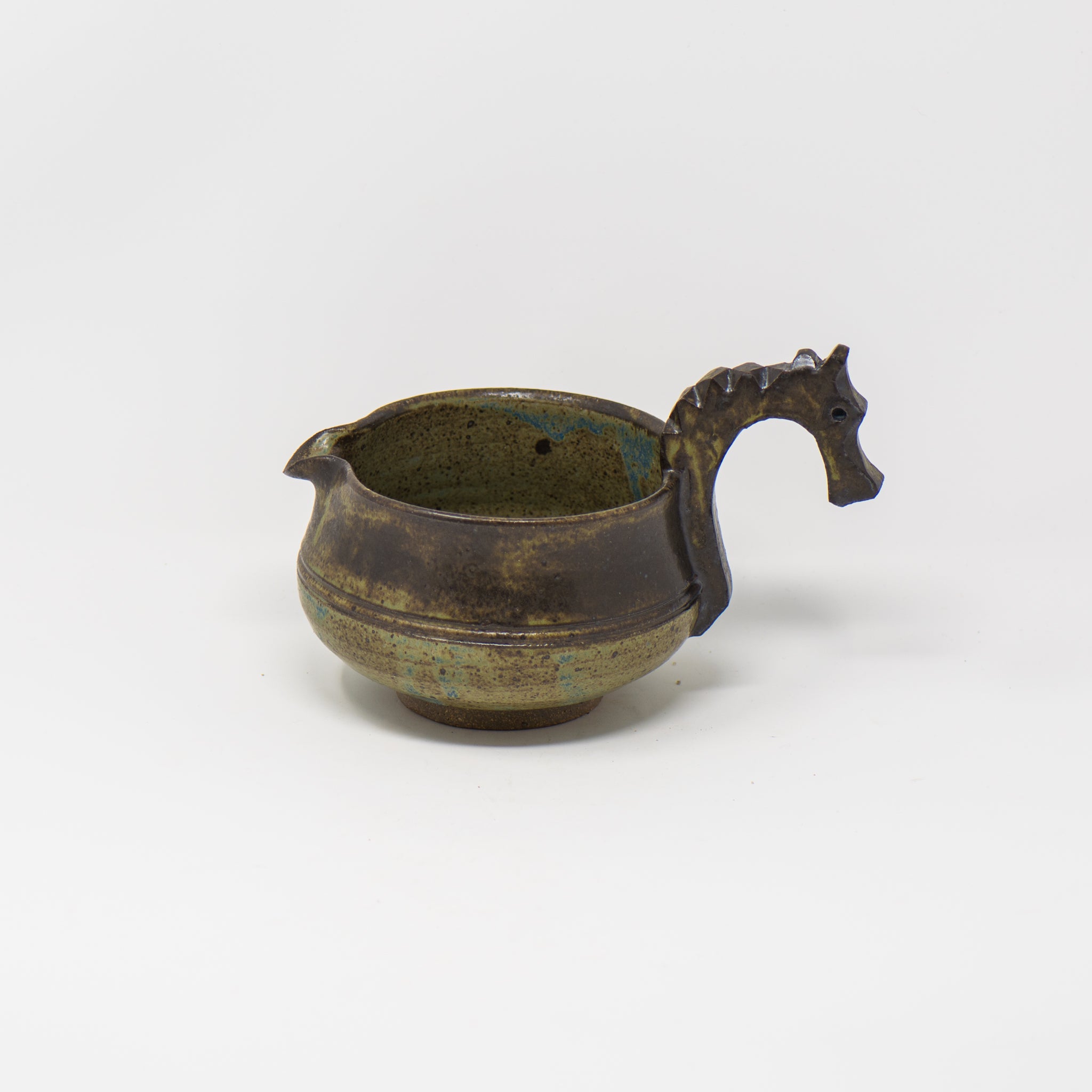 Large Horse Head Ale Bowl with Spout