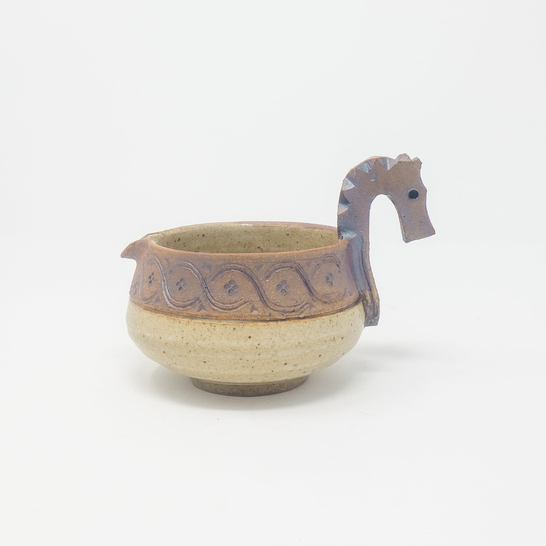 Horse Head Ale Bowl with Spout