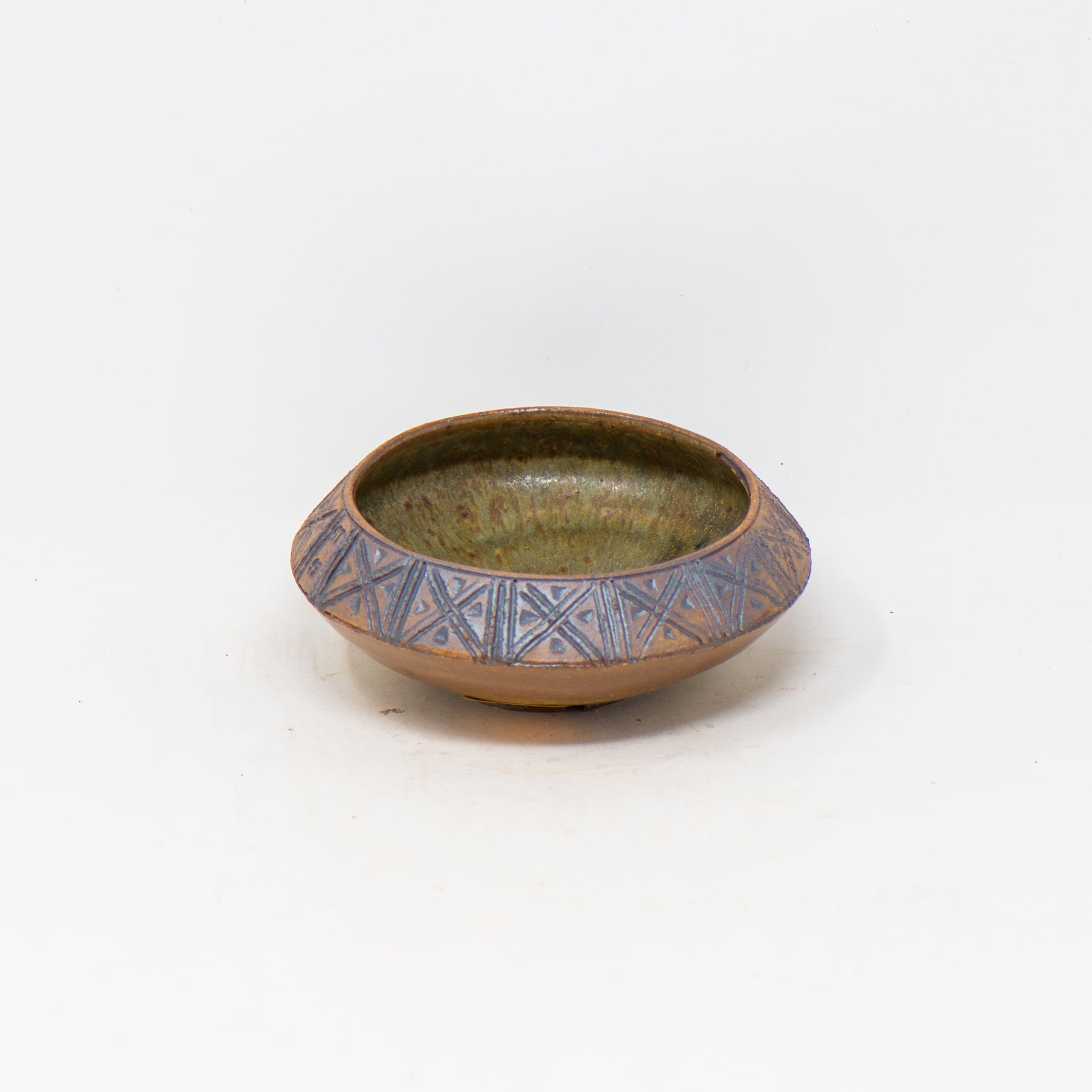 Carved Rim Bowl