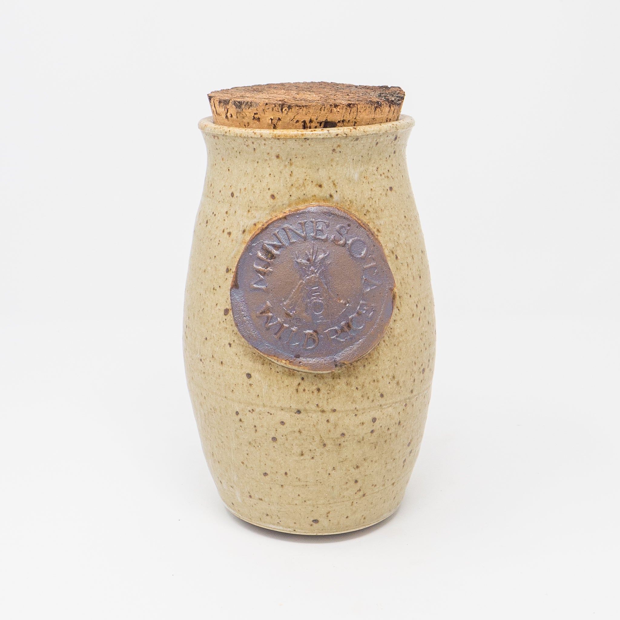 Minnesota Wild Rice Cork Jar