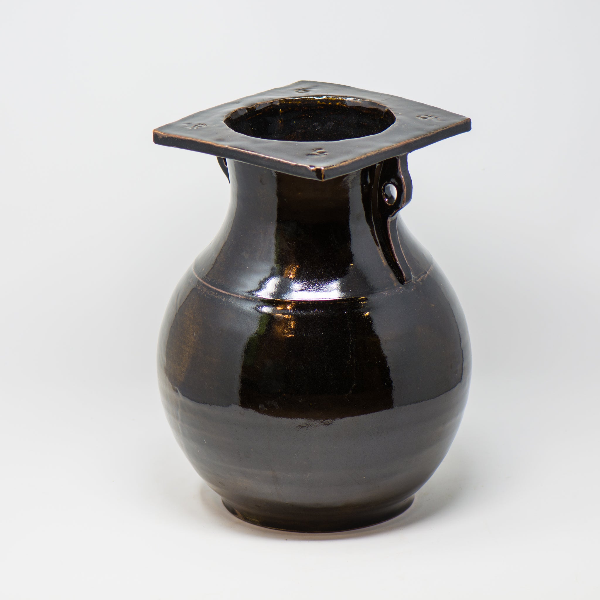 Square Top Garden Jar